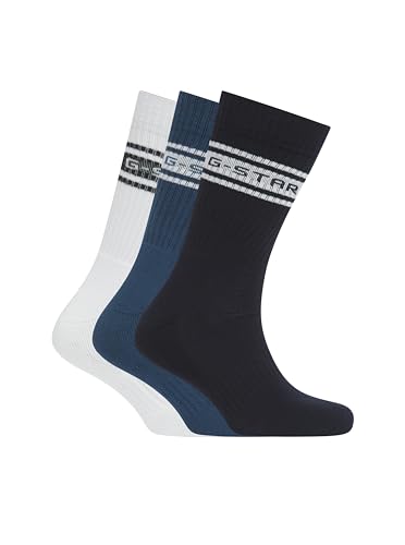 Chaussettes G-STAR Banks homme confortables en coton noir pour un look urbain quotidien
