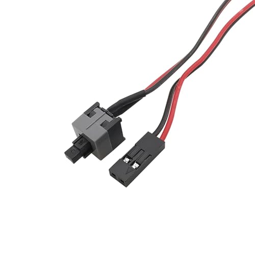Interruptor de encendido PC de 50cm para reparar botón de reiniciar ordenador que no responde 3