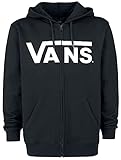 Léger Vans Herren Classic Zip Hoodie Kapuzenpullover, Schwarz (Black/white), X-Small