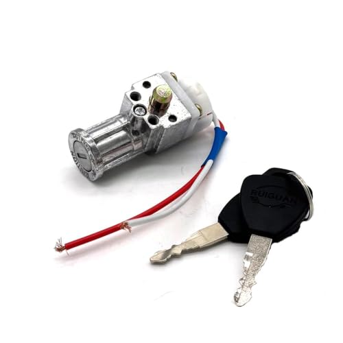 Cerradura de cargador de batería con 2 llaves para bicicleta eléctrica y moto