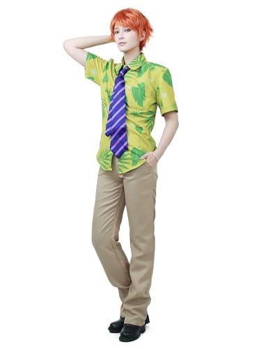 miccostumes Men's Fox Cosplay Costume with Tail Ears Tie