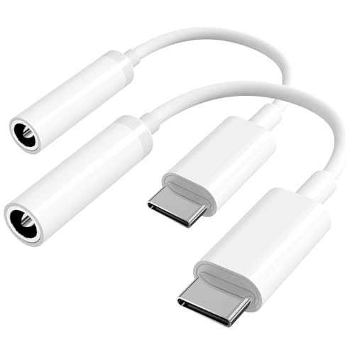 2025新版 l タイプc イヤホンジャック 変換アダプタ (2本セット) イヤホン変換 ハイレゾ対応 USB-C to 3.5mm 3極 4極 オーディオアダプタ 音楽 通話 音量調整 iPhone 16 / 16 Pro/Androidスマホ/Type-C機器に適応