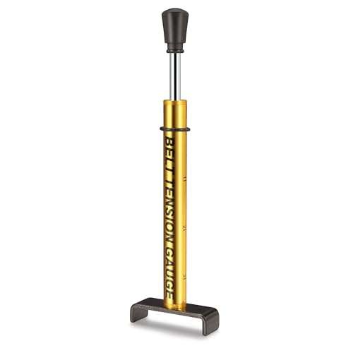 ALLMANDO Belt Tension in Gauge Belt Gauge Tool Adjustable 10 Pounds with L Shaped Pad Motorcycle Belt Tension Tool