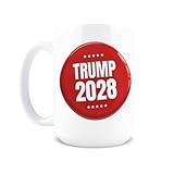 Hogg Patriotic Coffee Mug - 2028 Campaign, 15 oz Ceramic Funny Coffee Mugs for Men, Political Gag Gifts for Republicans, Conservative Dad Gifts