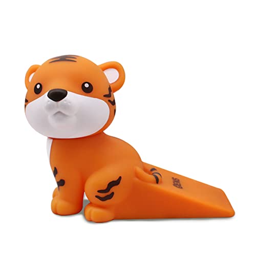 Tregoer Cute Tiger Door Stopper, Door Stop Decorative Animal Doorstop,Door Wedge For Home And Office (Orange) #TOP30