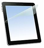 Vivanco T-PR FO UNI78 universal staubabweisend/selbstklebend Schutzfolie mit Schnittmuster für Tablet von 17,8cm (7 Zoll) bis 20,3 cm (8 Zoll) inkl. Reinigungstuch transparent