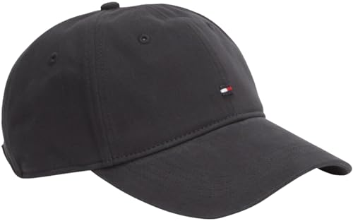 Tommy Hilfiger Herren TH Flag '85 Soft 6-Panel Cap AM0AM12531 Kappe, Schwarz, Einheitsgröße, Schwarz (Schwarz), Einheitsgröße