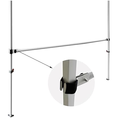 Eurmax USA Universal Pop-Up Canopy Tent Rail Bars for 10X10,10X15,10X20 Pop Up Canopy,Tent Half Wall Hardware Only,2-Pack Cover