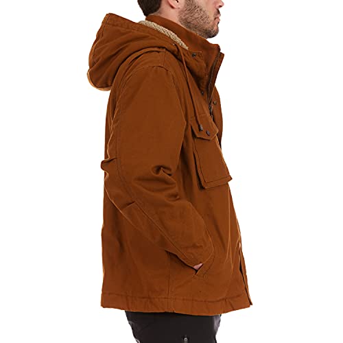 Image of Smith's Workwear Mens Sherpa-lined Duck Work JacketWork Jacket