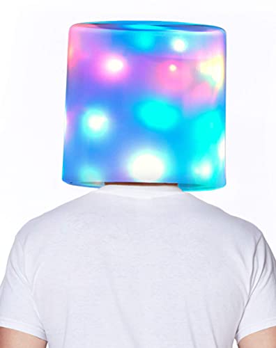 Spirit Halloween Marshmello Adult Light-Up Full Mask | Officially Licensed | Halloween Costume Accessory | Easy Costume2