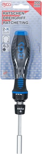 BGS 9150 | Ratel schroevendraaiergreep voor bits, omschakelbaar | binnenzeskant 6,3 mm (1/4") - Afbeelding 6