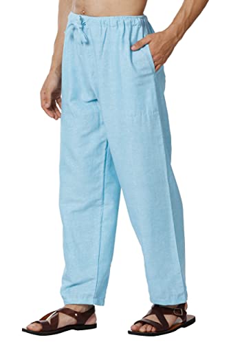 Image of Aatman One Size Men's Eco-Friendly Cotton Pyjama | Fits Waist Size 28 to 36 Inches