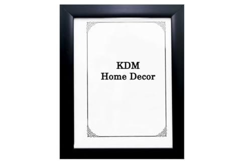 Image of A4 Size Photo Frame For wall hanging set of 5 Black Picture Frame For Home and Office Decoration, Size -8x12 Inches