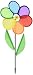 Power-Flower Wind-Wheel Party Accessory (1 count) (1/Pkg)