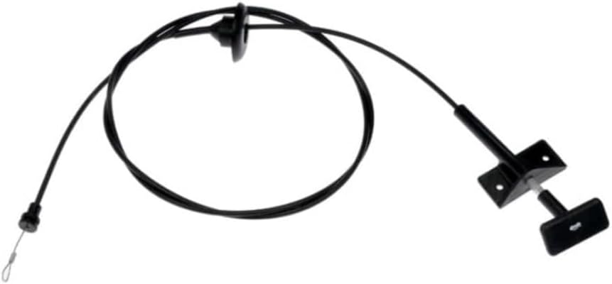 CarLights360 For 1991 1992 1993 1994 Ford Explorer Hood Release Cable | Steel | Plastic Outer | With Handle | Replacement For E9TZ16916A