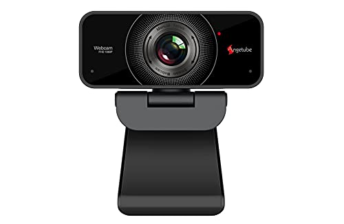 Webcam 1080p Angetube avec microphone USB pour PC et Mac
