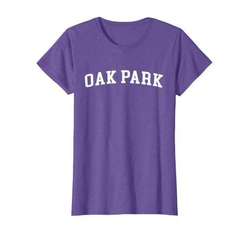 Oak Park T-Shirt, Women, Purple Heather, Medium