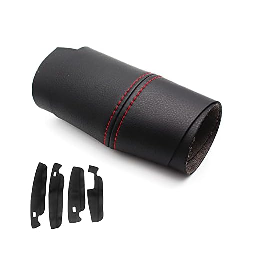 Just like Mjukt läderdörrpanelskydd passar för VW Touran 2016 2017 2018 bilstyling dörrpaneler vaktar/dörr armstöd panel täcke trim (Color : Armrest black -red)