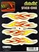 Chroma Graphics Flames Vinyl Stick Onz Decal