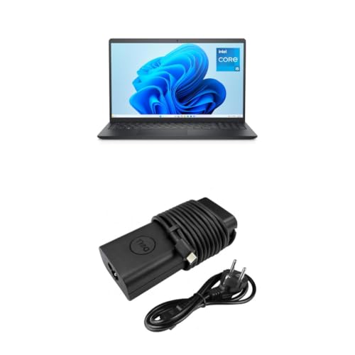 Dell 15 PC Portable DC15250, écran 15,6 po FHD 120Hz antireflet, Intel Core i5-1334U, 16 Go RAM, 512 Go SSD, Intel UHD, W11H, Clavier AZERTY, Carbon Black, Chargeur USB‑C 65 W