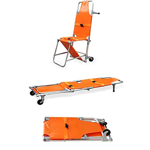 Chaise brancard pliable pour déplacer un blessé facilement sans effort