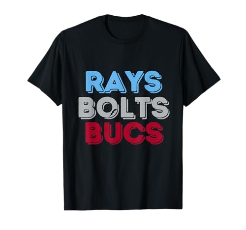 Retro Vintage Rays Bolts Bucs T-Shirt