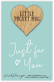 Pocket Hug Just For You - Pocket Hug Token - WishStrings Gift | Letterbox Friendly | Positive Affirmation, Keepsake Gift, Pick me Up Gift