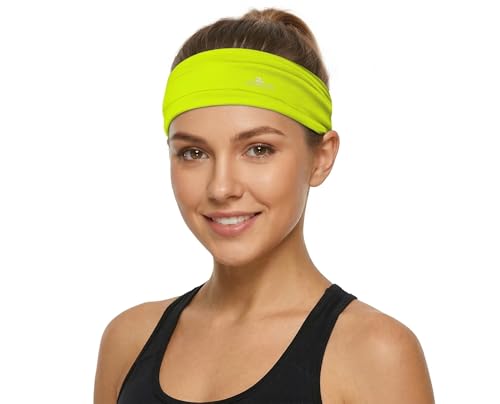 Image of Duwoni Sports Headbands for Men, Moisture Wicking Workout Headband, Sweatband Headbands for Running,Cycling,Football,Yoga,Tennis,Hiking,Hairband for Women and Men