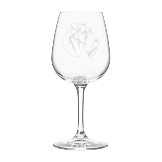 Kerry Blue Terrier Dog Personalized Custom Themed Etched 12.75oz Wine Glass