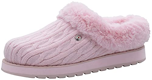 Skechers BOBS from Women's Keepsakes Ice Angel Slipper, Light Pink, 11 M US