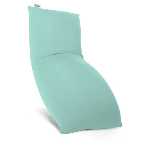 Yogibo Max 6 Foot Giant Bean Bag Chair Bed Lounger for Adults, Kids and Teens with Filling, Extra Large, Oversized, Big, Huge, Plush, Sensory Beanbag Couch Sofa Sack, Washable Cover, Mint