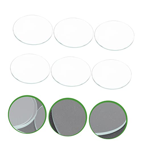 6Pcs Round Flat Glass Watch Lens Durable Replacement for Watch Repair Tools Easy to Install for Watchmakers and DIY Enthusiasts3