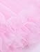 iEFiEL Mens Sissy Satin Elastic Waistband Frilly Ruffled Soft Tulle Layered Mini Petticoat Skirt Pink OneSize
