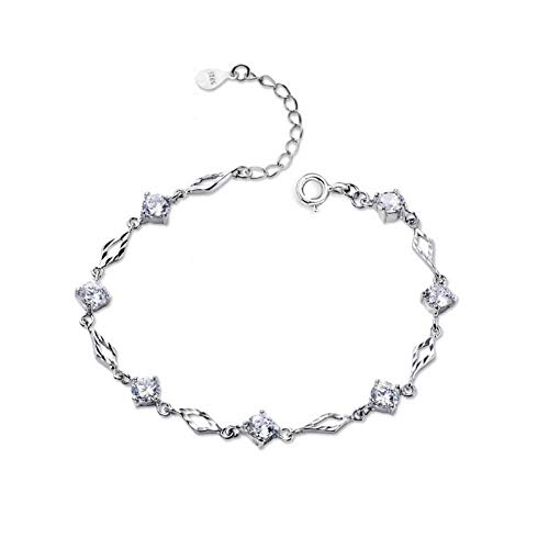 Preisvergleich Produktbild Armschmuck In Bijouteriearmbänder Für Damen Längenverstellbar Sterling Silber Auto Blume Einfache Damen Armband