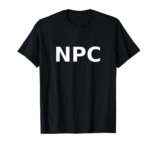NPC | Divertido Gaming Meme Viral Social Media Trending Camiseta