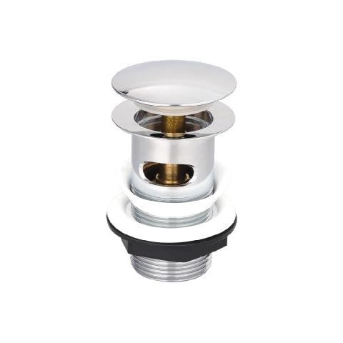 e-Plumb 10909SE Easy Clean Slotted Basin Waste, Chrome Cover