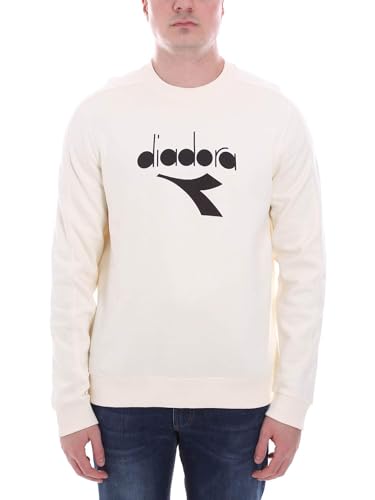 Sweatshirt Crew Diadora Ess. pour homme en molleton doux