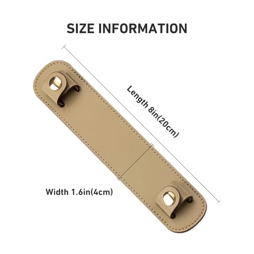 Image of Shoulder Strap Pad Replacement,Microfiber Leather Strap Pads Detachable Cover for Tote Bag