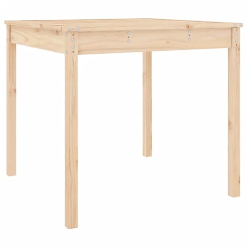 Table de jardin bois pin massif extérieur terrasse et balcon