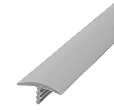 Edge Supply Plastic T Molding 3/4 inch X 12 ft Roll Dove Gray Matte T Molding, Durable, flexible Dove Gray Matte T Trim for DIY, Table or Arcade Trim – High End Flexible Dove Gray Matte T Molding Trim