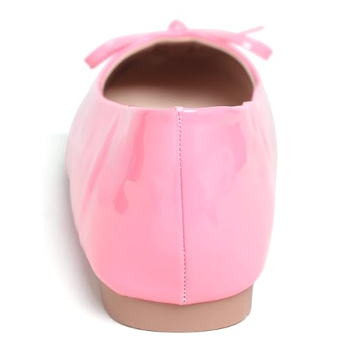 Image of Dear Time Women's Casual Foldable Ballet Flats Square Toe Ballerina Flats Shoes Comfortable