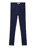 Verstellbare Taillenweite NAME IT Girl Jeans High Waist Skinny Fit 152Dark Blue Denim
