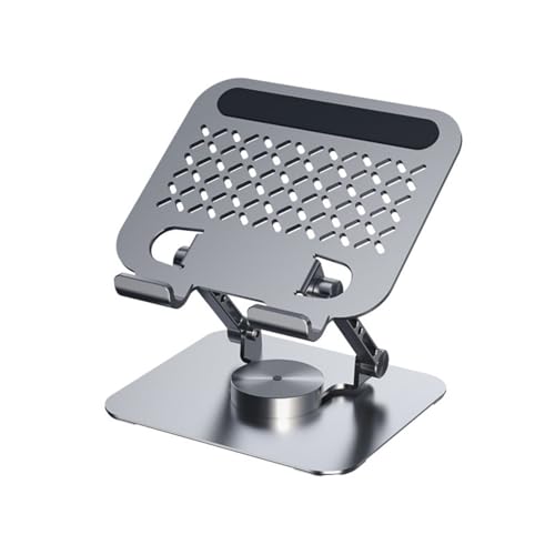 Xuanxi Soporte ajustable para tableta, plegable, giratorio de 360 grados, portátil, de acero al carbono