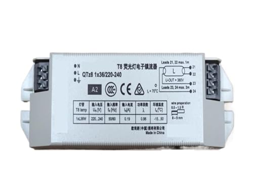 Reattore elettronico per lampade fluorescenti， Alimentatore elettronico for lampade fluorescenti T8 QTZ8 1X36W adatto for lampade e lanterne di tipo I