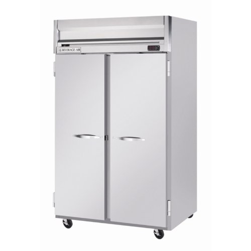 Beverage-Air Commercial Refrigerator Reach-In 2-Section Full Door Top Mount Horizon Series Hr2-1S