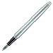 Pilot Metropolitan Collection Fountain Pen, Silver Barrel, Classic Design, Medium Nib, Medium Nib, Black Ink (91118)