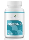 OMEGA 3 | 90 cápsulas | Aceite de pescado puro + Vitamina E | 1000mg - Ácido grasos 300mg EPA+DHA ProNatural Pharma