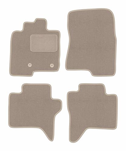 Tapis de Voiture en Velours Épais - Ensemble 4 Pièces pour Mitsubishi Pajero IV Long