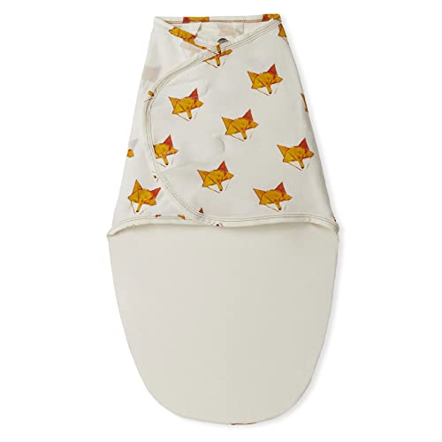 Nested Bean Zen Swaddle® Premier - Gently Weighted Swaddle | Baby 0-6M | Tog 1.0 | Bamboo Cotton Blend | Prevents Startles | Aids Self-Soothing | 2 Sizes In 1| Machine Washable #TOP7