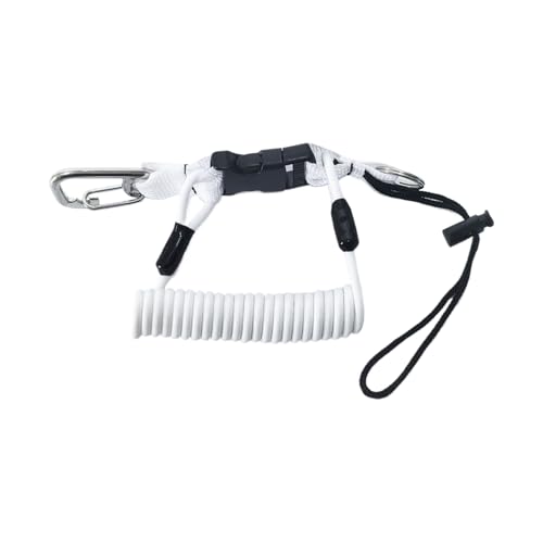 Cordón de seguridad para buceo de acero inoxidable con hebilla de liberación rápida
